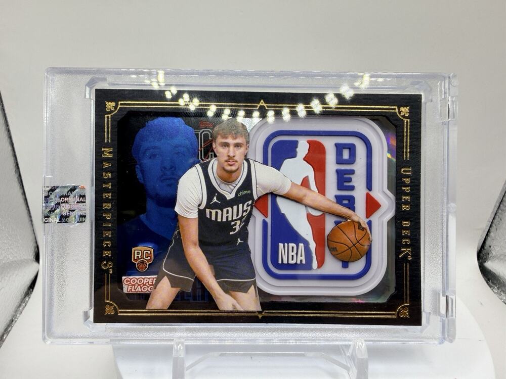 Art Card Cooper Flagg With NBA Debut Patch Made By Mayflower Custom Cards